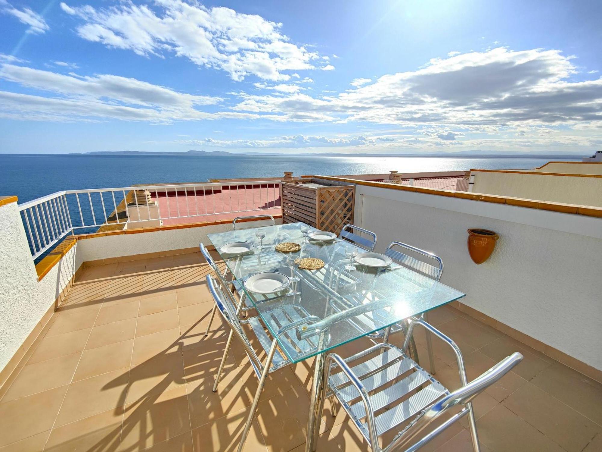3364 - Mediterraneo A 1-8, Vacaciones Sobre Rocas, 1ª Linea De Mar, Zona Privilegiada, Vista Al Mar. - Es-258-102 * Roses